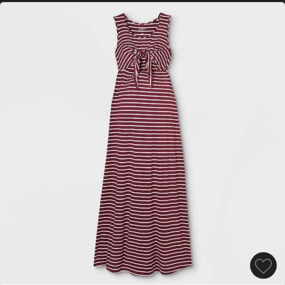 Maternity/ Nursing striped maxi dress